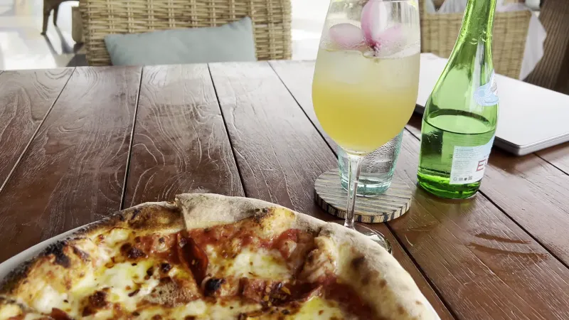 Flowery Spirit mocktail at Medsa